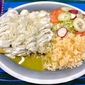 Chicken Enchilada Red or Greeen